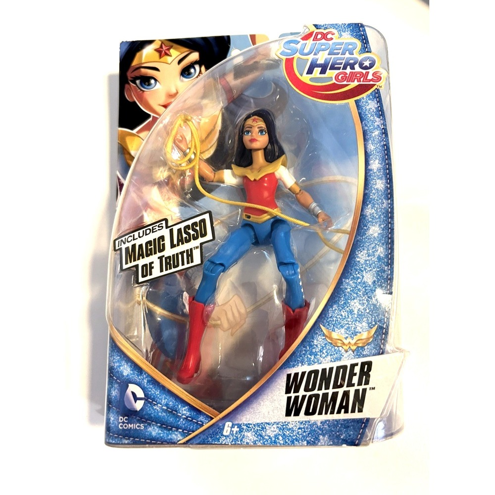Wonder Woman Super Hero Girls Mattel Action Figure with Magic Lasso Package Dam